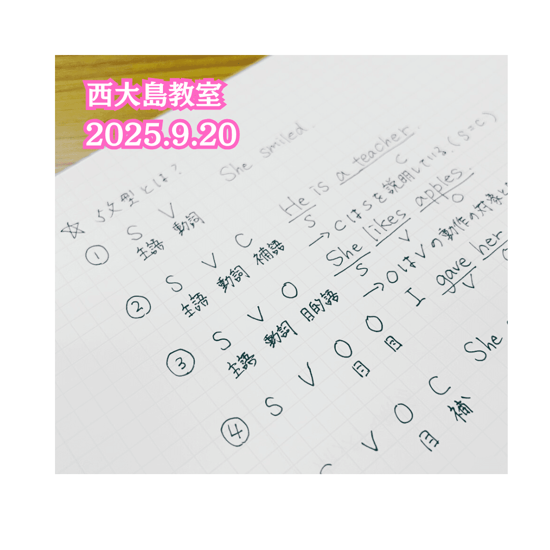 教室の様子(2025.9.20西大島教室)